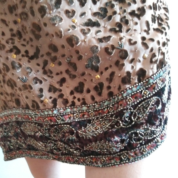 NWT Haute Hippie Sahara Beaded Velvet Dress - Picture 4 of 6